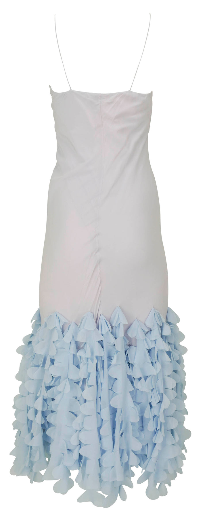 Brandon Maxwell The Jacqueline Embroidered Slip Dress in Purple Ice Melt - Discounts on Brandon Maxwell at UAL