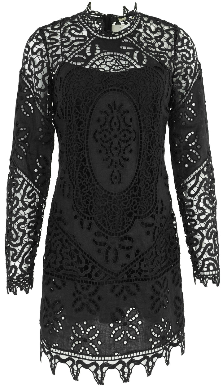 Ulla Johnson Eyelet Dress in Black - Discounts on Ulla Johnson at UAL