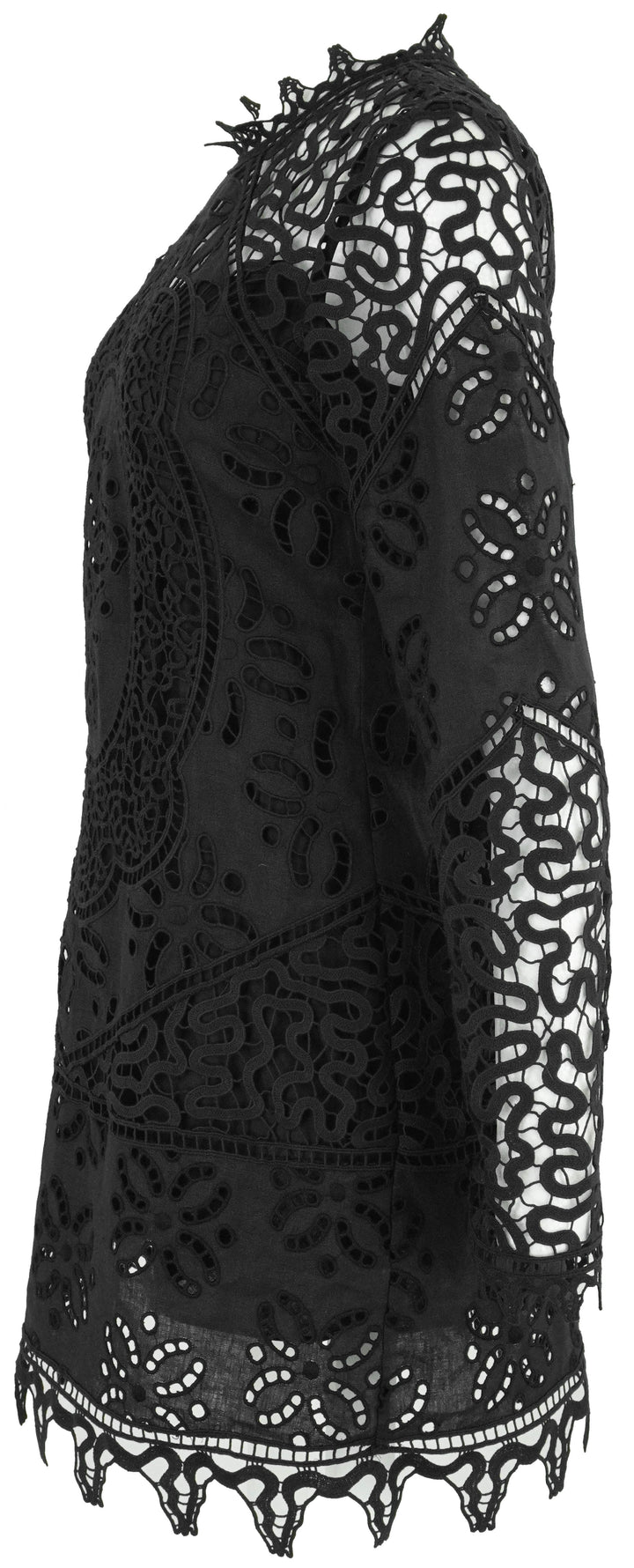 Ulla Johnson Eyelet Dress in Black - Discounts on Ulla Johnson at UAL