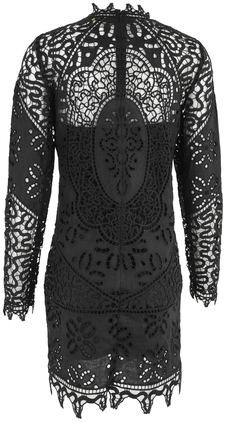 Ulla Johnson Eyelet Dress in Black - Discounts on Ulla Johnson at UAL