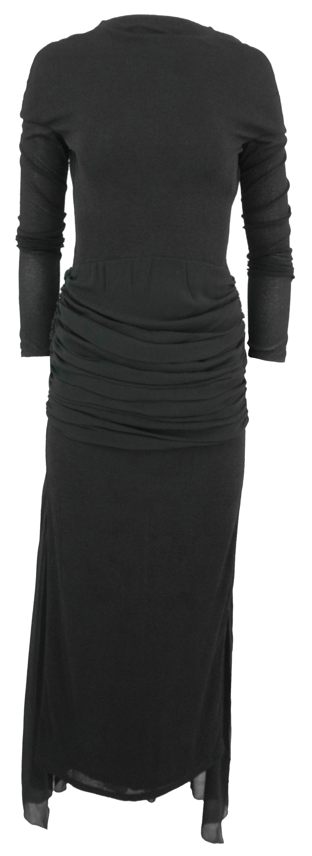 Givenchy Long Sleeve Dress in Black - Discounts on Givenchy at UAL
