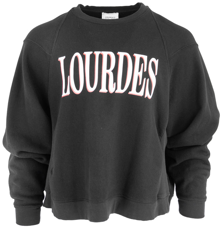 Lourdes Basic Sweatshirt in Black - Discounts on Lourdes at UAL