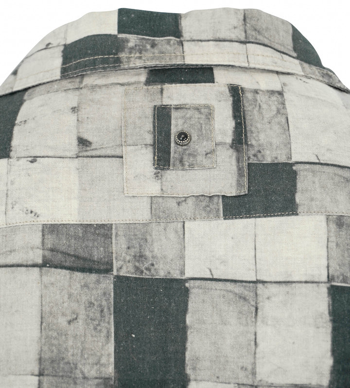 White Sand Button Down Shirt in Black/Grey Checkered Pattern - Discounts on White Sand at UAL