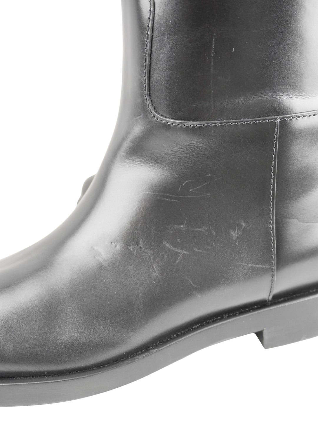 Valentino Rock Stud Boots in Black/Gold - Discounts on Valentino at UAL