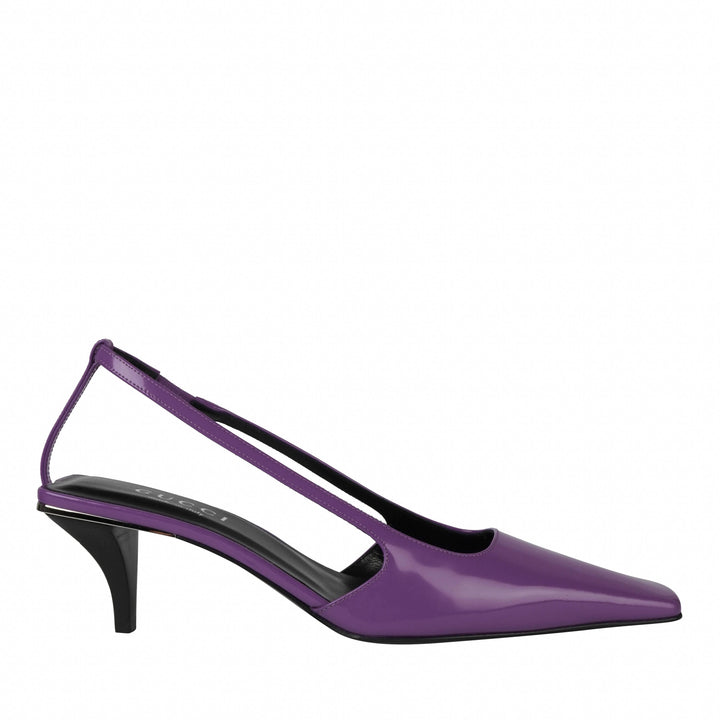 Gucci Slingback Pumps in Purple