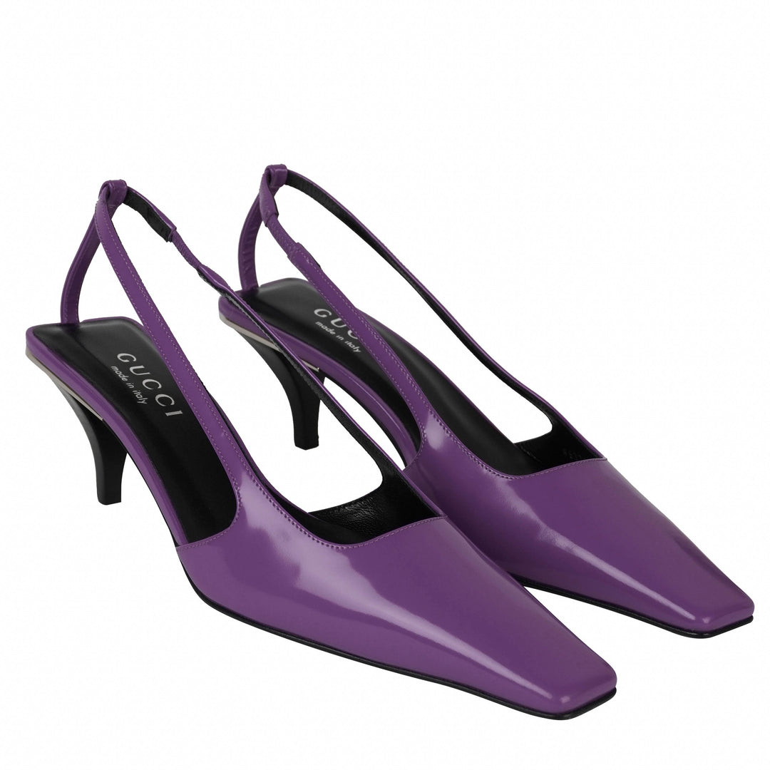 Gucci Slingback Pumps in Purple