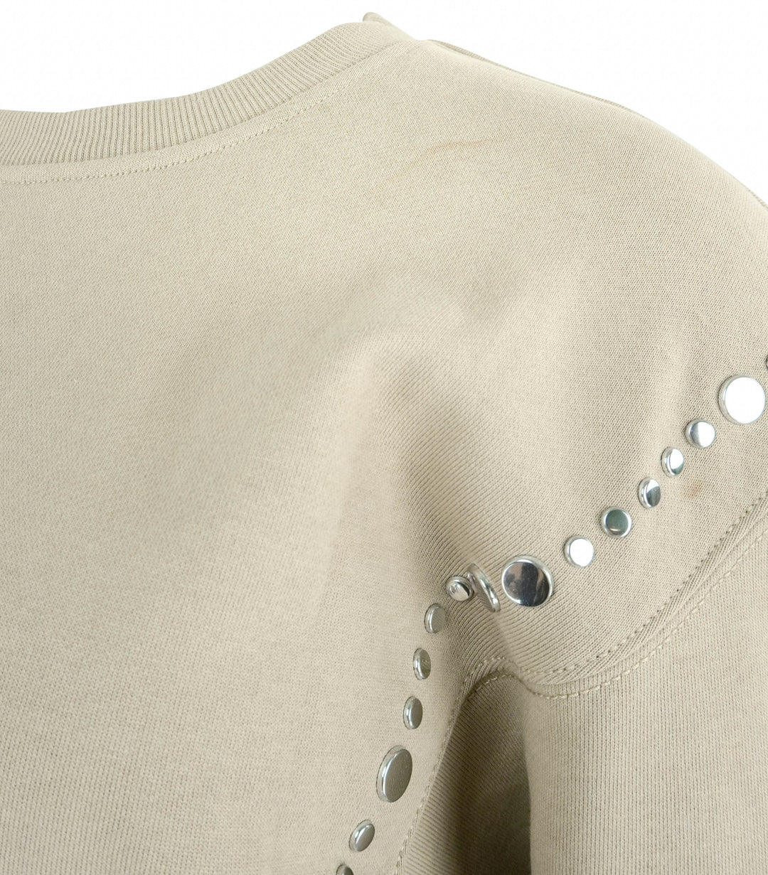 3.1 Phillip Lim Studded Sweatshirt in Tan - Discounts on Phillip Lim at UAL