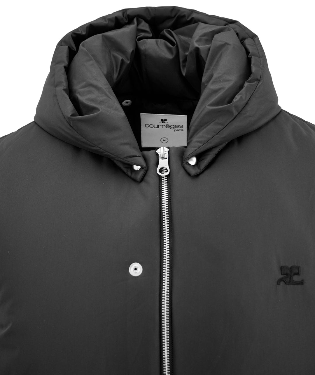 Courrèges Puffer Vest in Black - Discounts on Courrèges at UAL