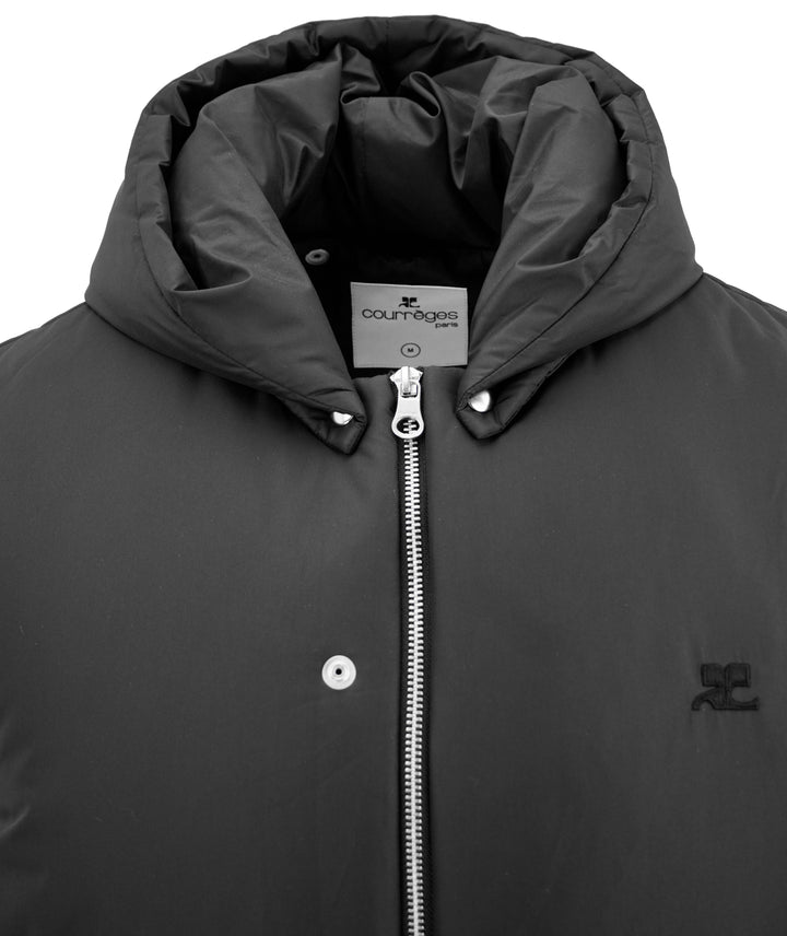 Courrèges Puffer Vest in Black - Discounts on Courrèges at UAL