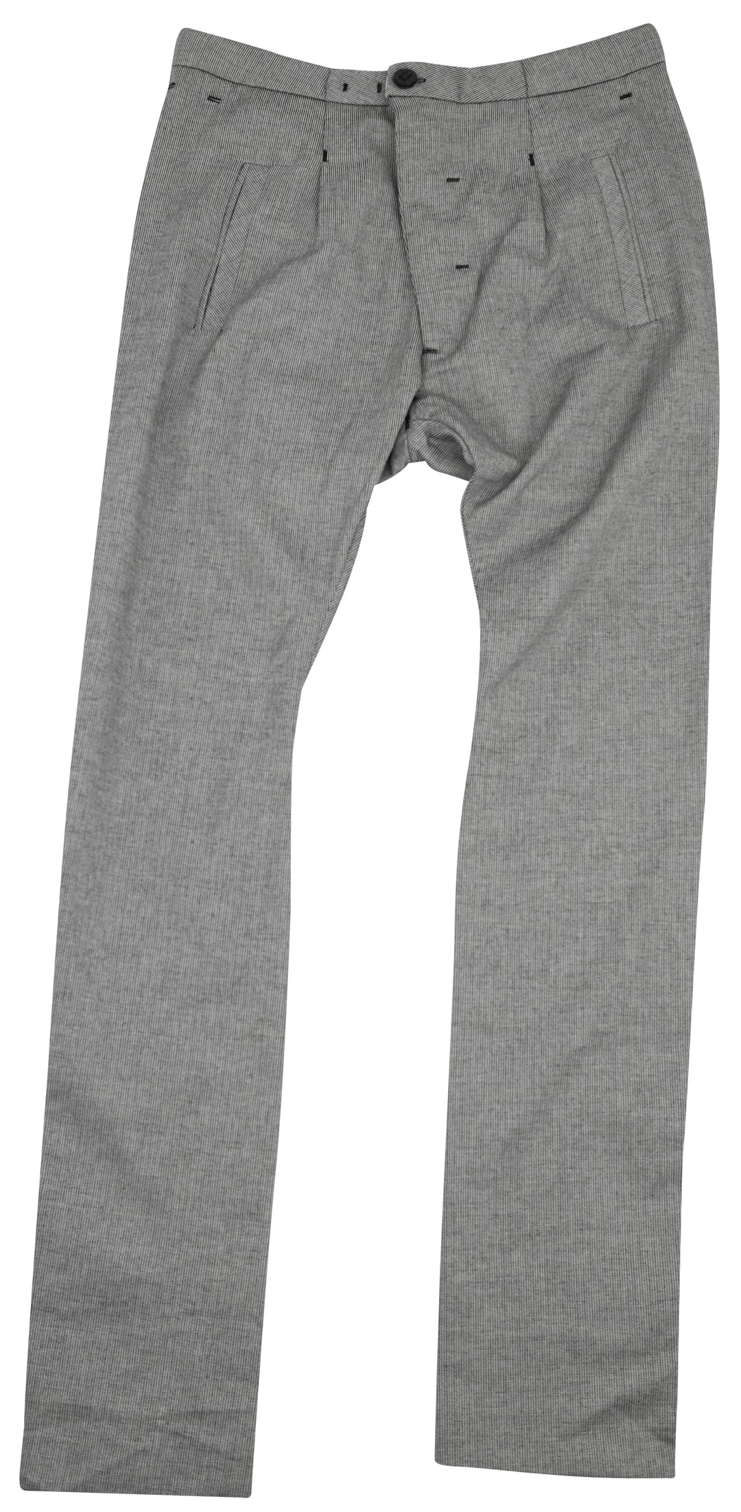 Boris Bidjan Saberi Striped Trousers in Black/White - Discounts on Boris Bidjan Saberi at UAL