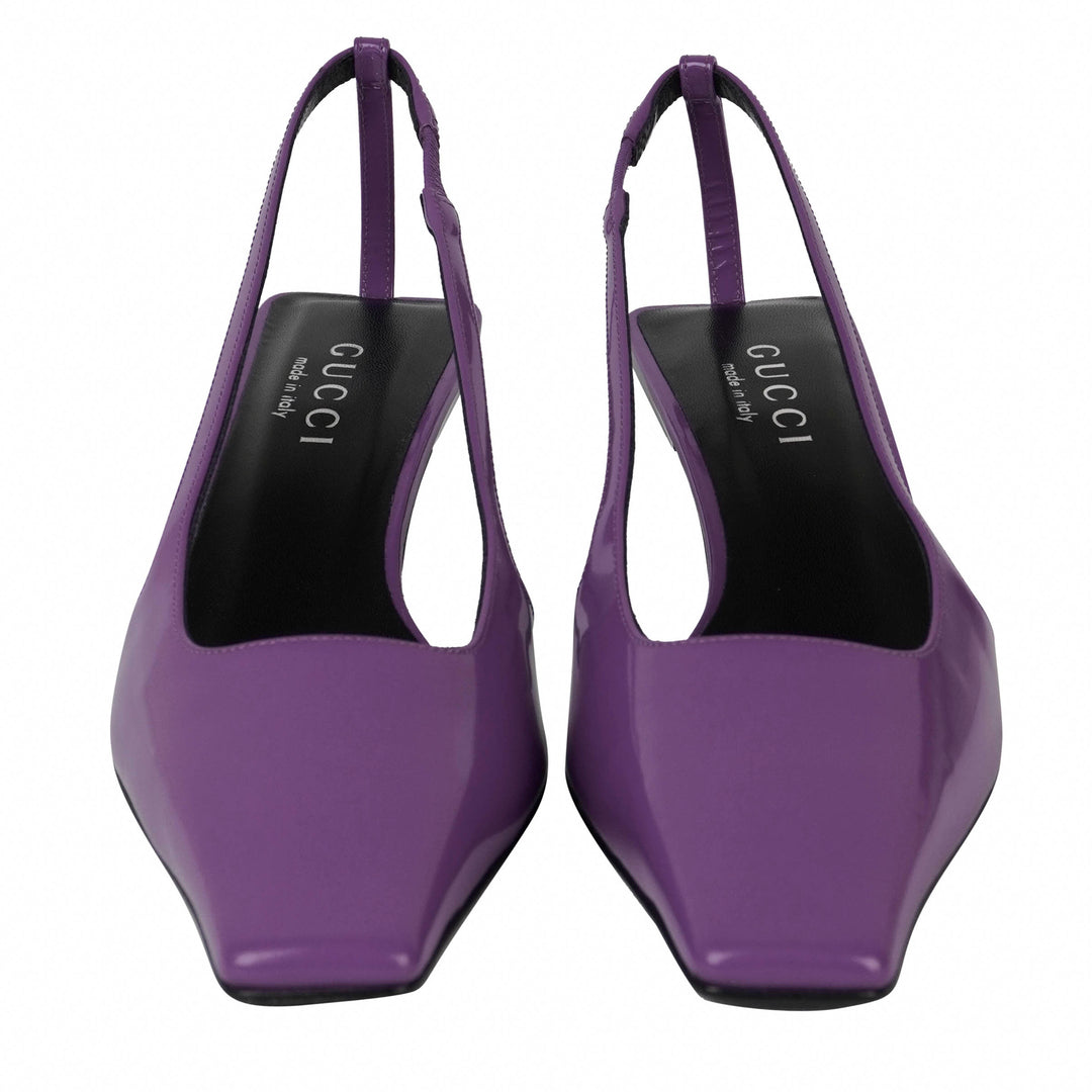 Gucci Slingback Pumps in Purple