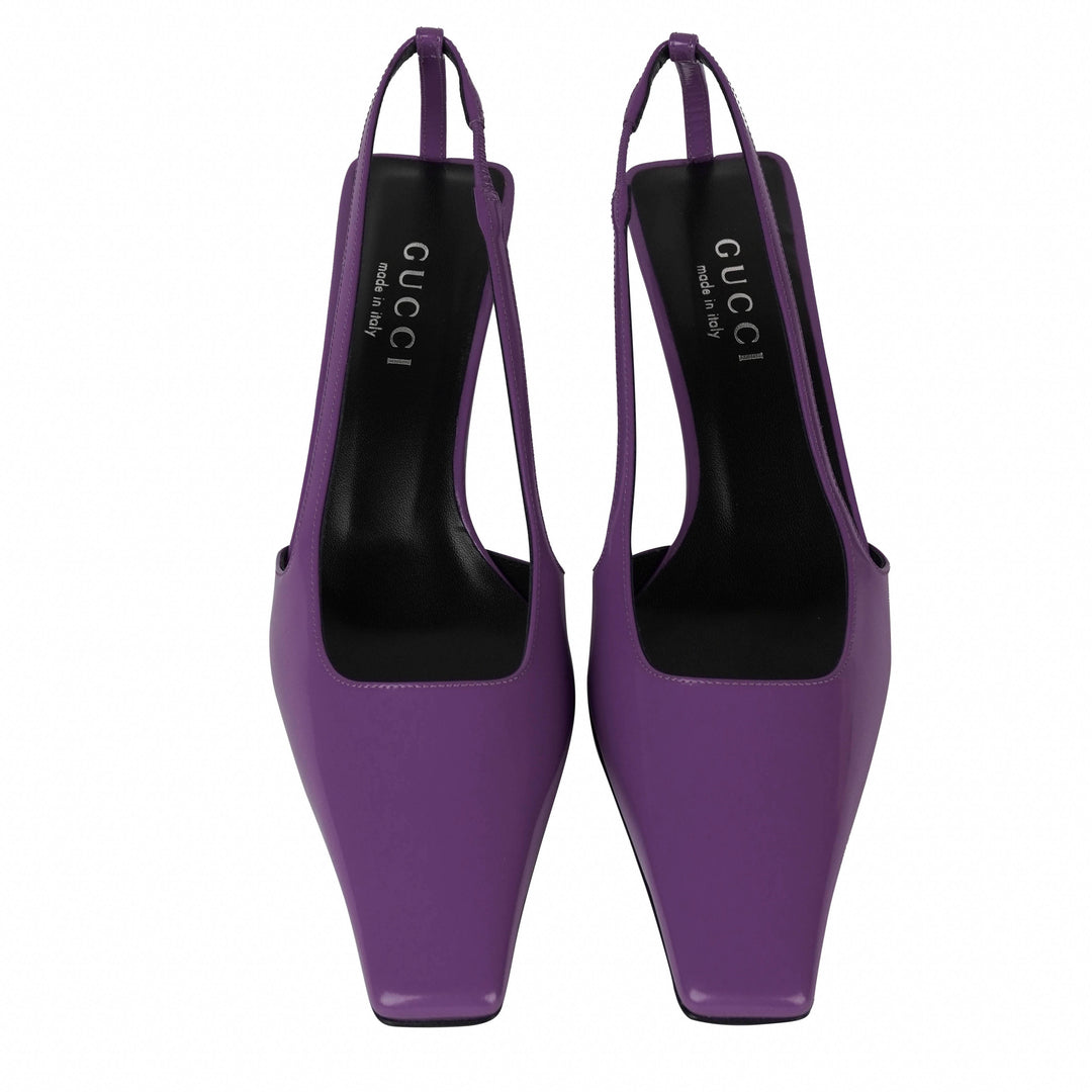 Gucci Slingback Pumps in Purple