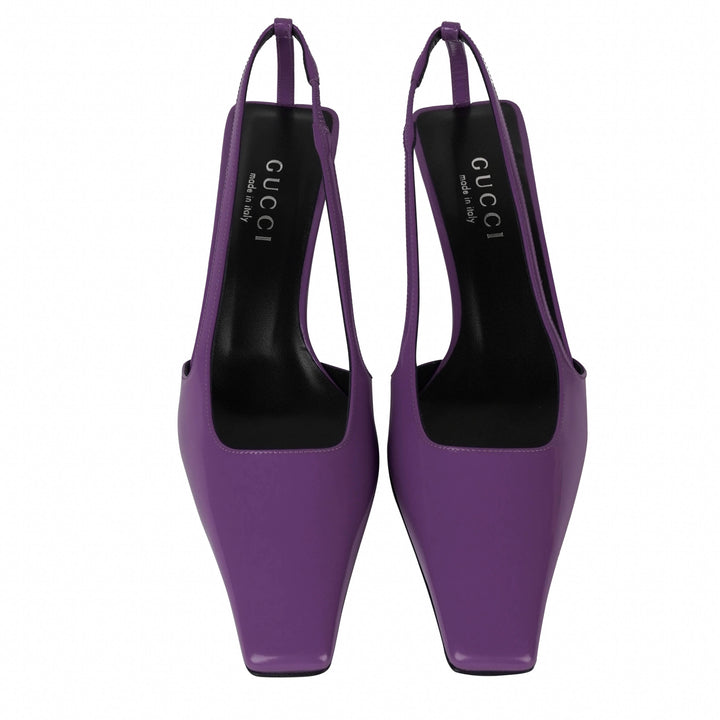 Gucci Slingback Pumps in Purple