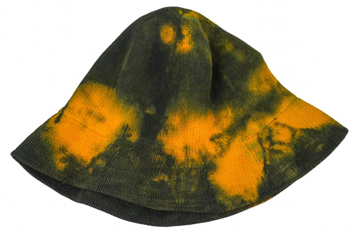 Reinhard Plank Painted Bucket Hat in Green and Orange - Discounts on Reinhard Plank at UAL