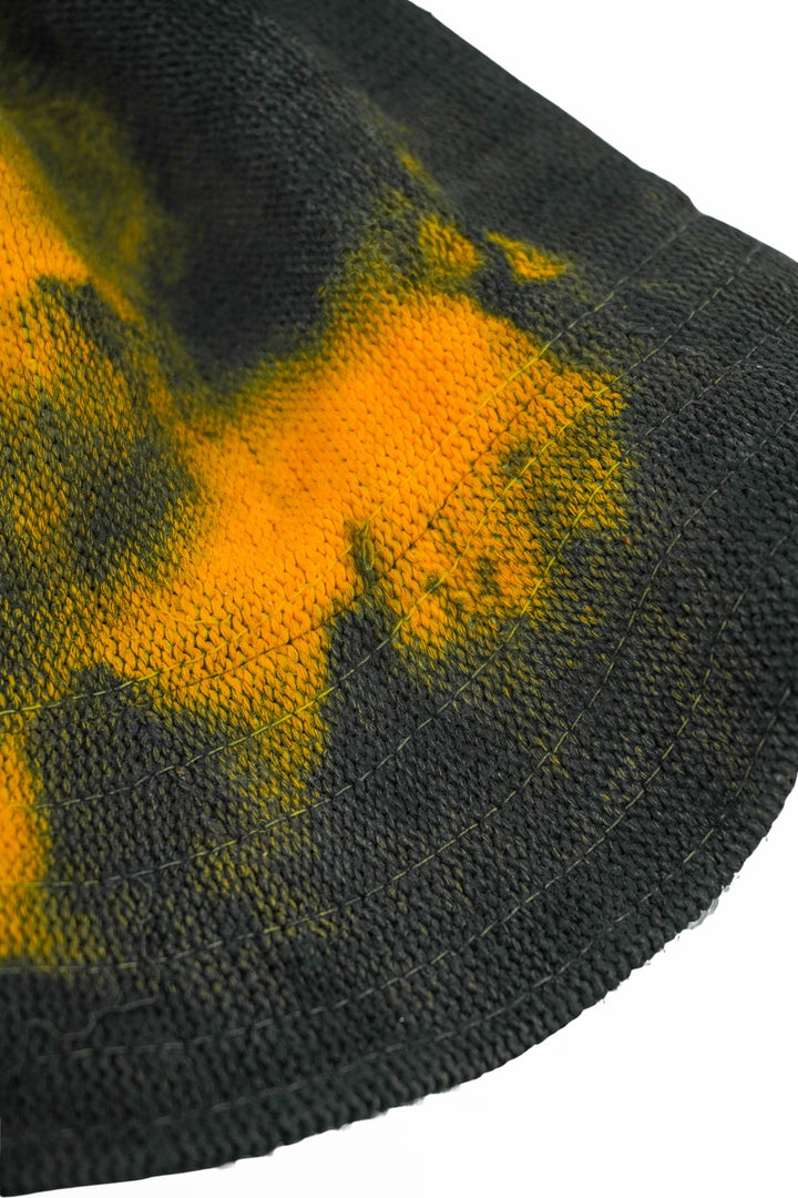 Reinhard Plank Painted Bucket Hat in Green and Orange - Discounts on Reinhard Plank at UAL