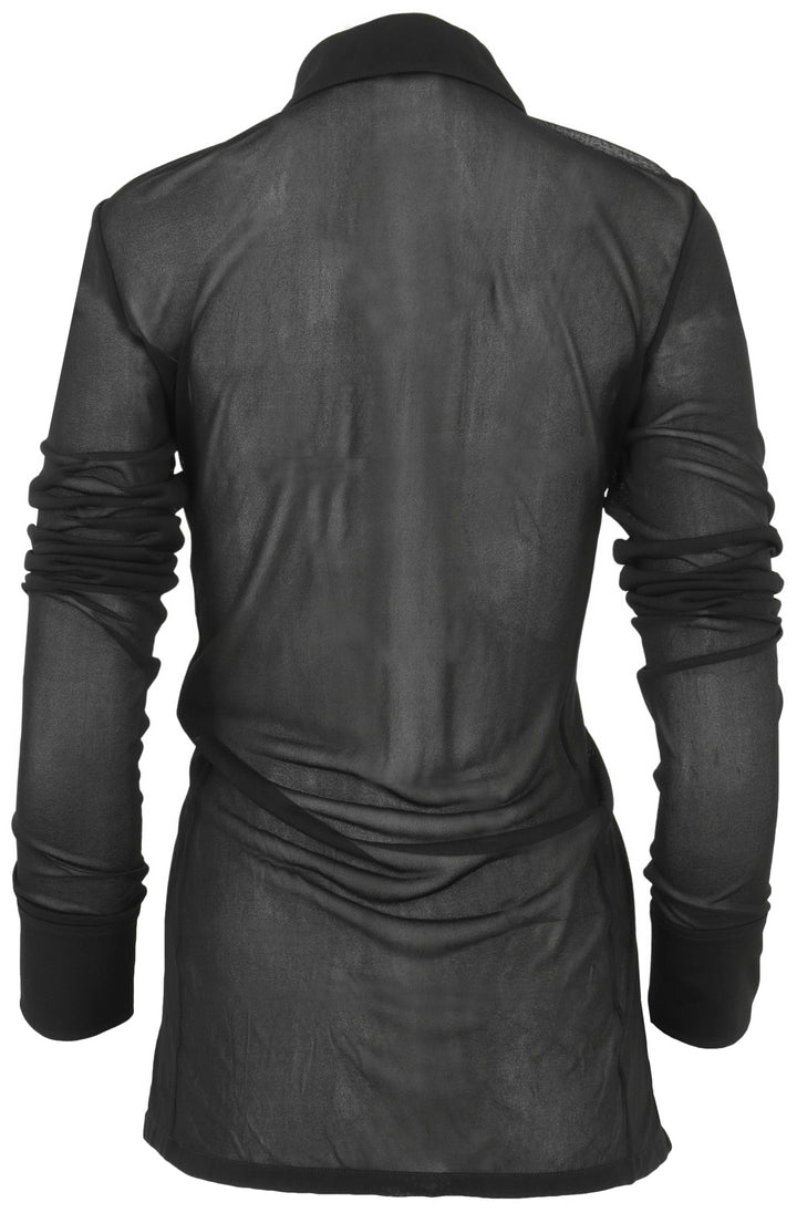 Saint Laurent Transparent Shirt in Black - Discounts on Saint Laurent at UAL