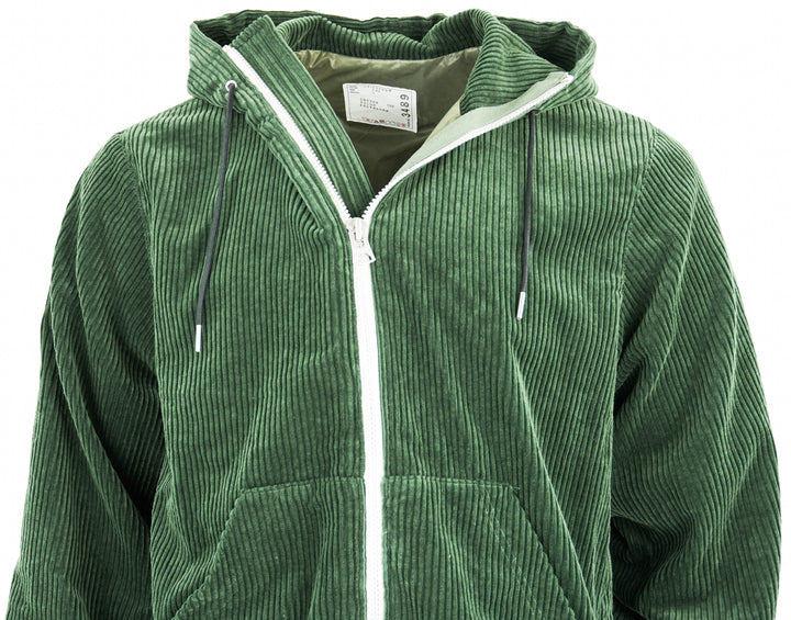 Sacai Corduroy Jacket in Green - Discounts on Sacai at UAL