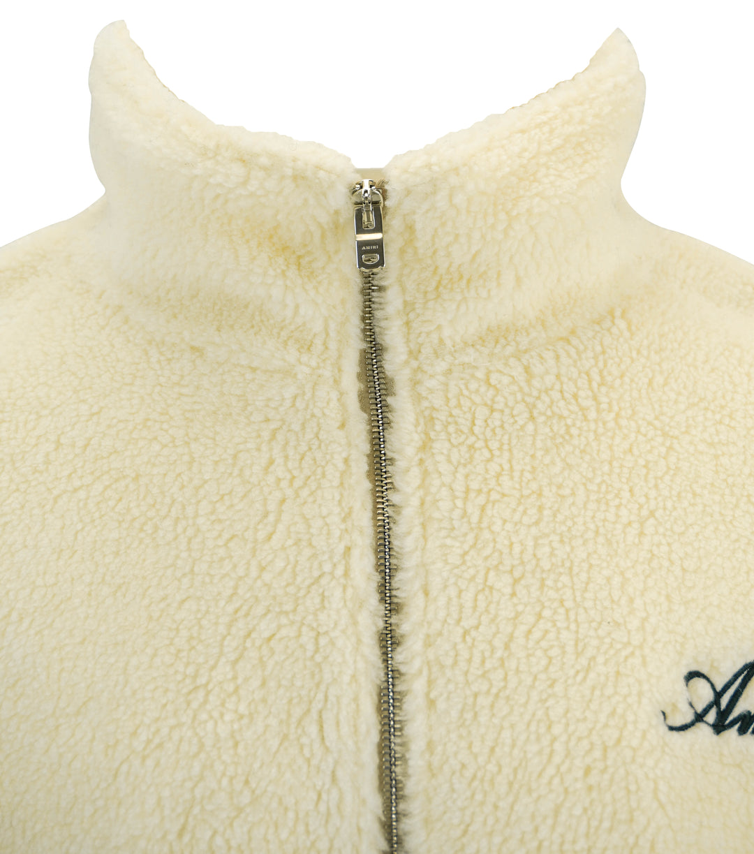 Amiri Bones Fleece Jacket in Cream - Discounts on Amiri at UAL