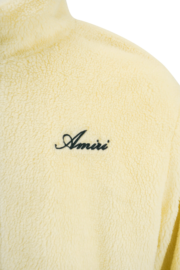 Amiri Bones Fleece Jacket in Cream - Discounts on Amiri at UAL