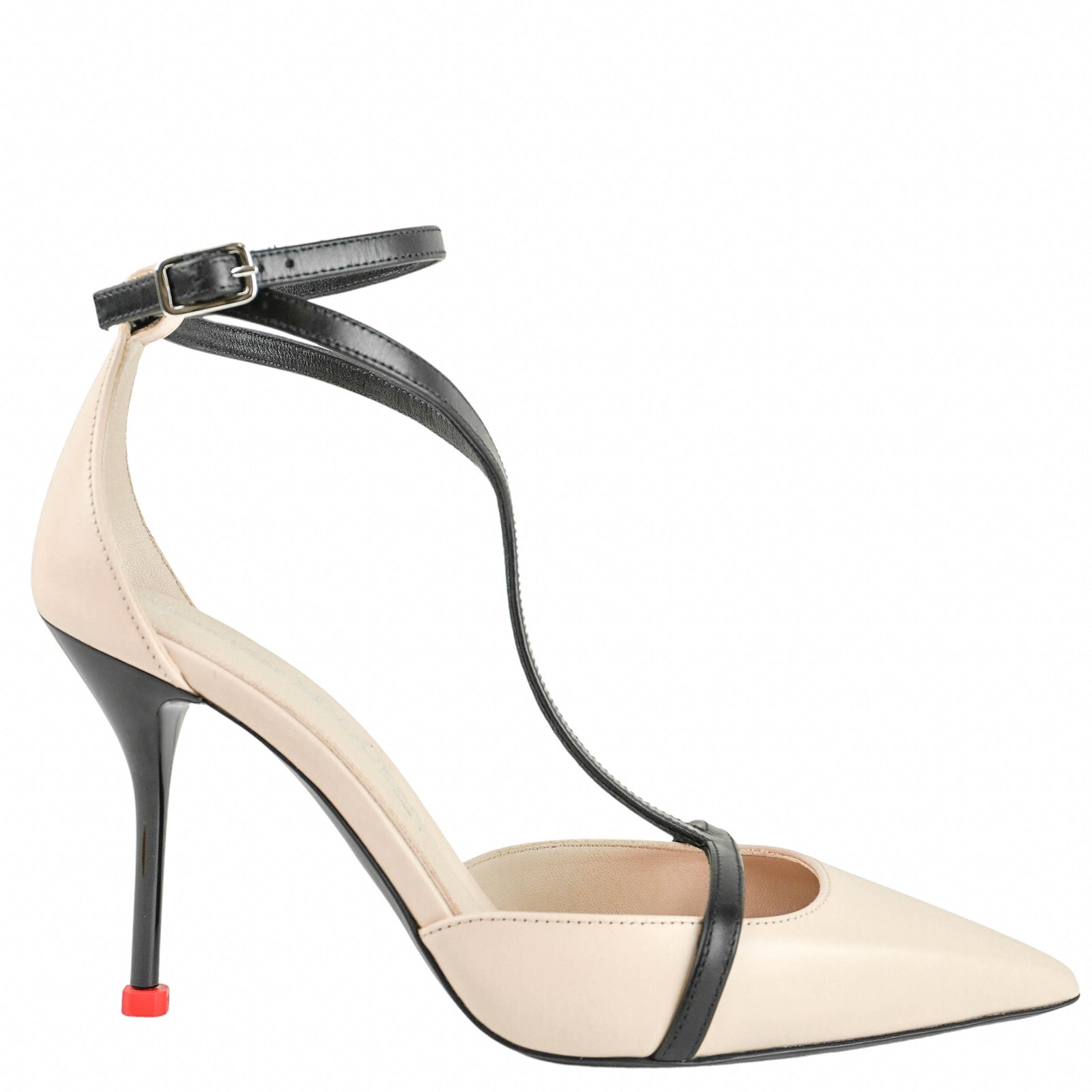 Alexander McQueen Heels in Blush and Black - Discounts on Alexander McQueen at UAL