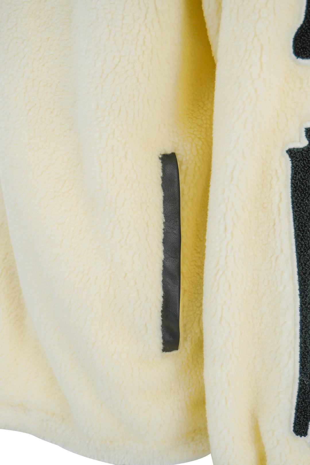 Amiri Bones Fleece Jacket in Cream - Discounts on Amiri at UAL