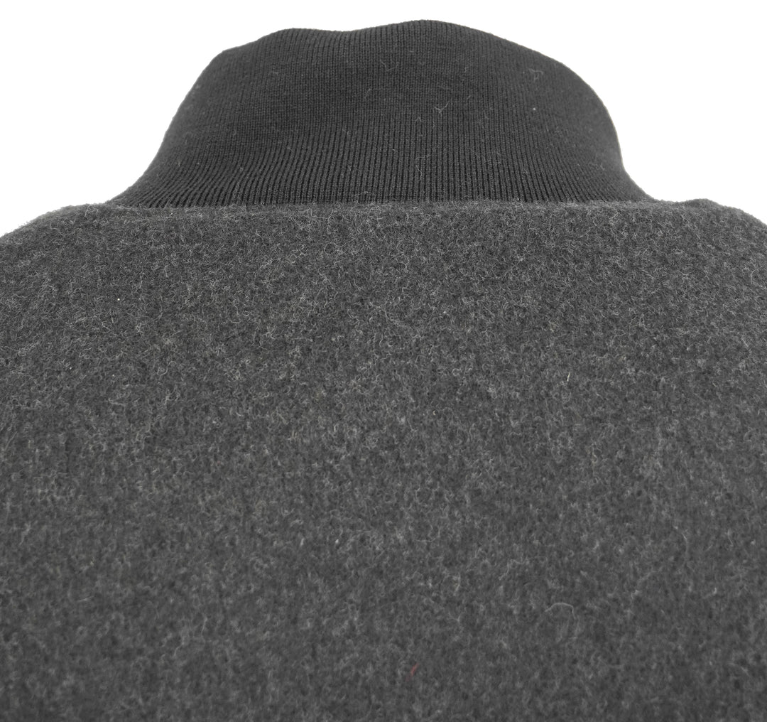 Self Made Word Embroidered Coat in Grey - Discounts on Self Made at UAL