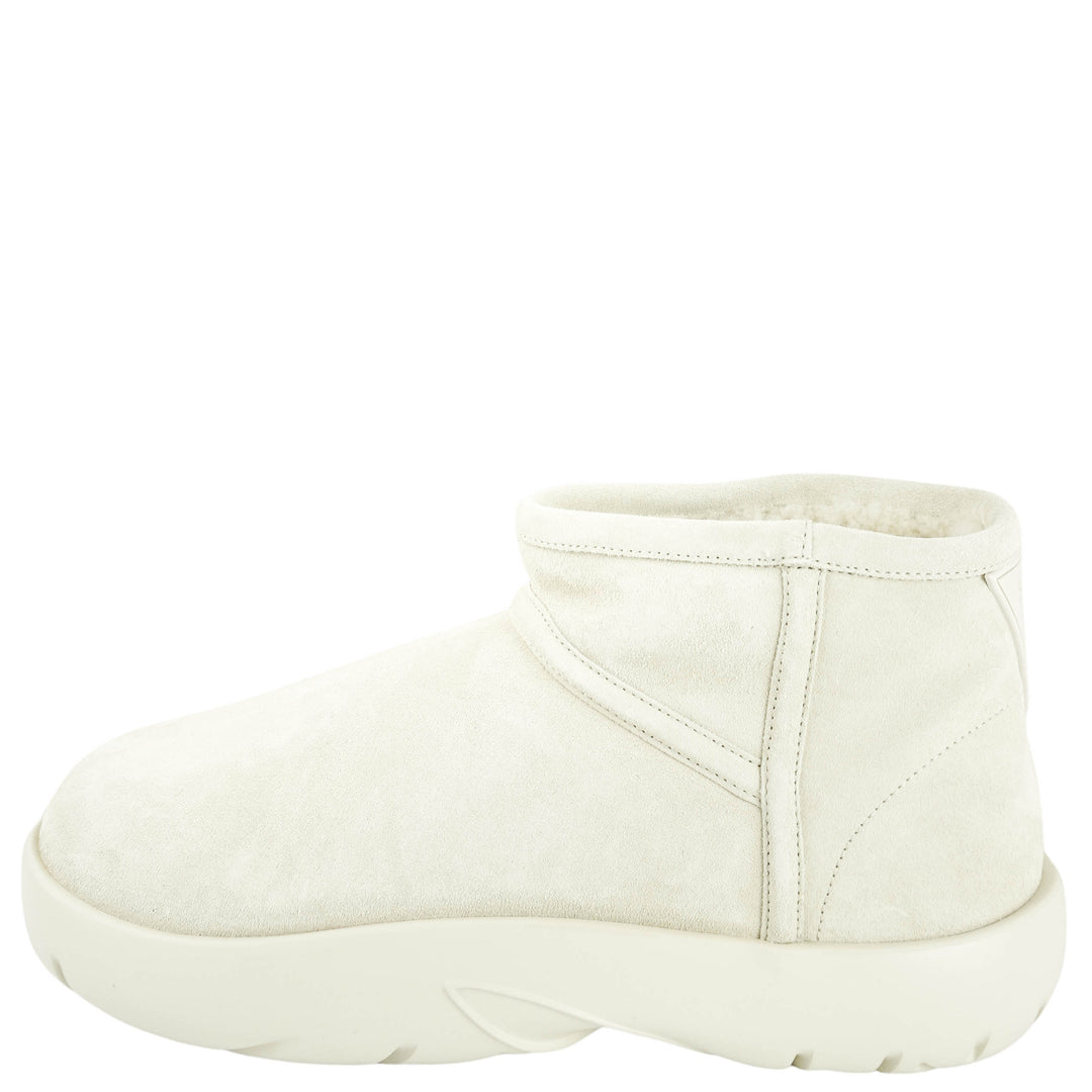 Bottega Veneta Snap Mini Ankle Boots in Porridge - Discounts on Bottega Veneta at UAL