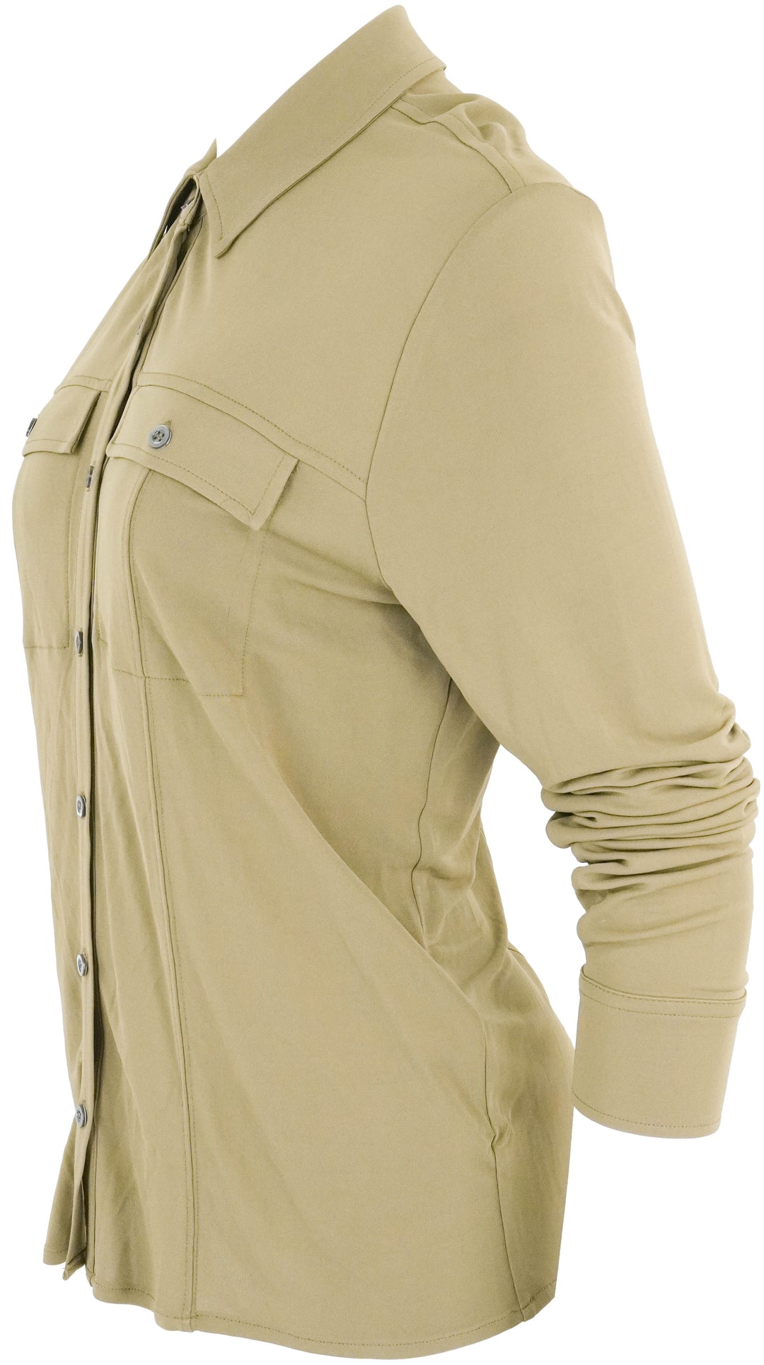 Frame Lightweight Button Up Shirt in Earth - Discounts on Frame at UAL