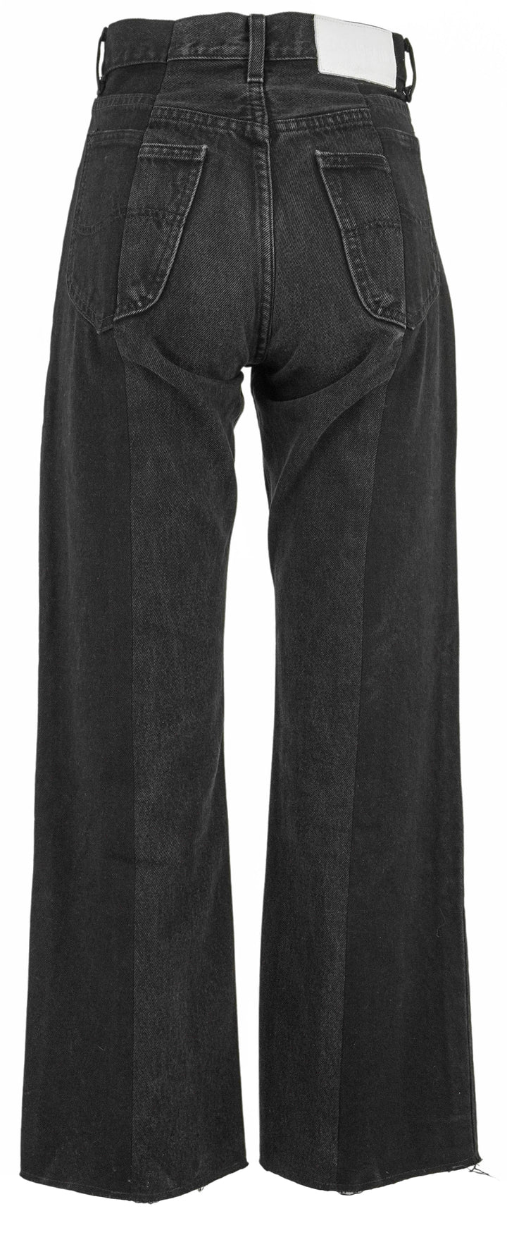 E.L.V. Denim Two-Tone Jeans in Black/Grey - Discounts on E.L.V. DENIM at UAL