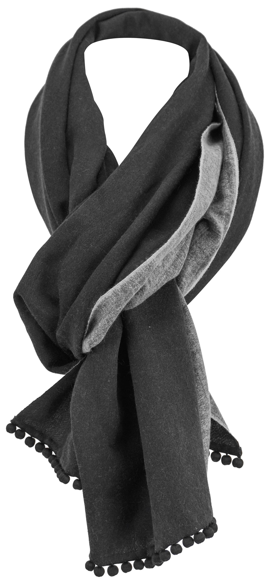 Bajra Scarf in Grey and Black