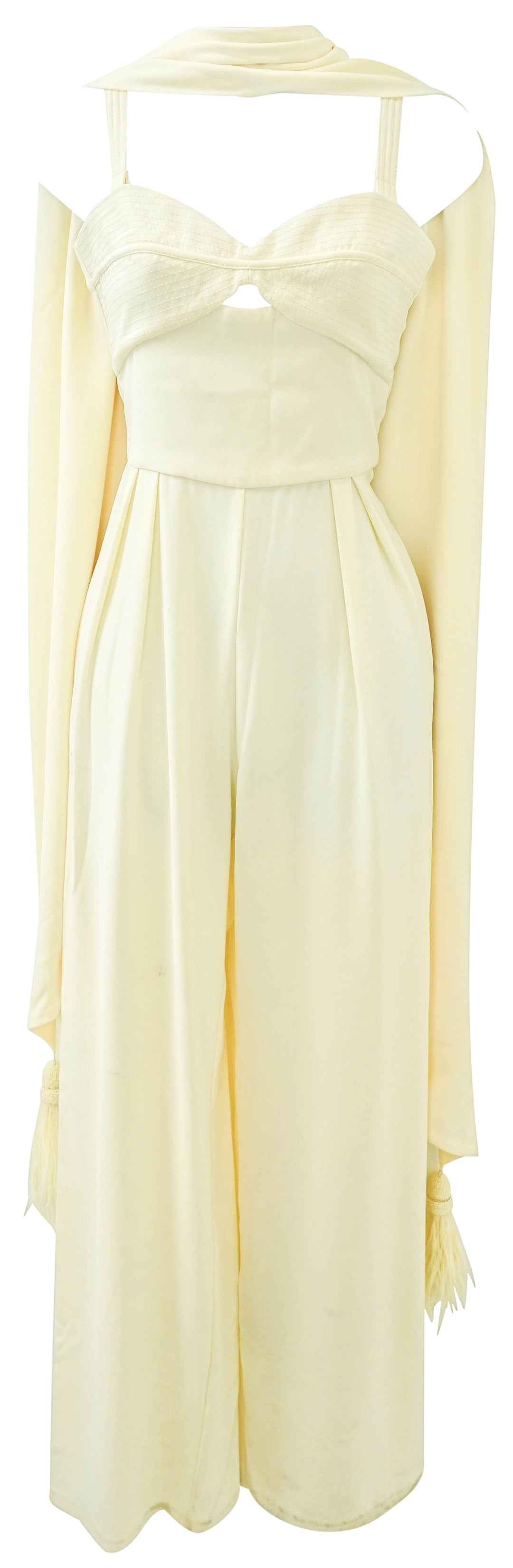 Johanna Ortiz Powerful Whispers Jumpsuit in Ecru