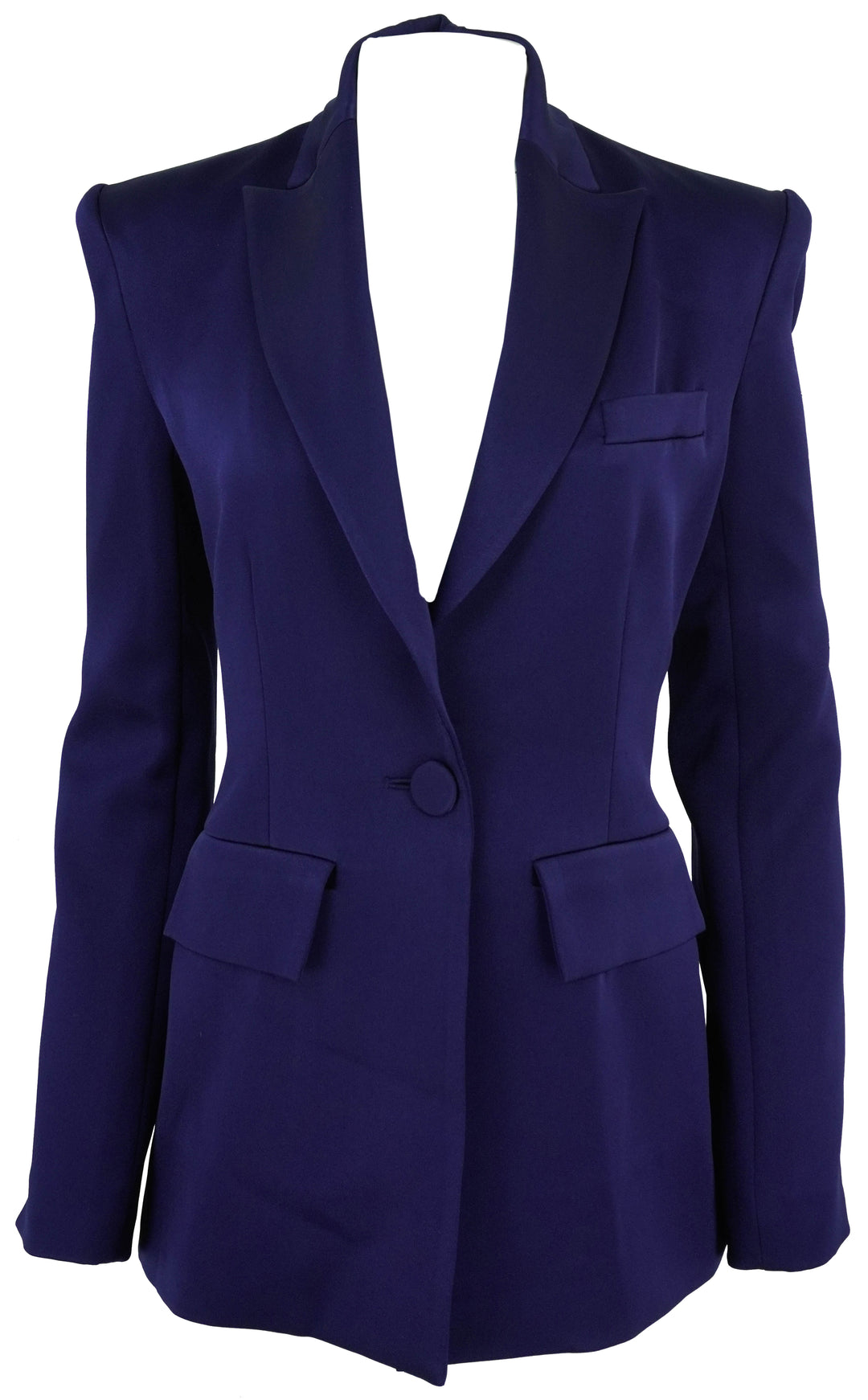 Alex Perry Single Breasted Blazer in Navy - Discounts on Alex Perry at UAL
