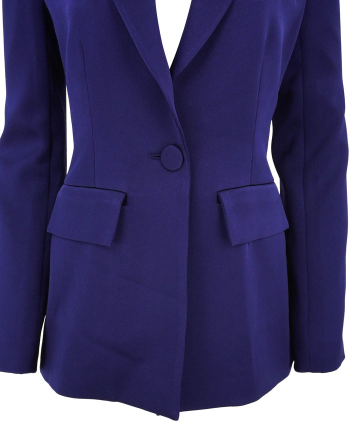 Alex Perry Single Breasted Blazer in Navy - Discounts on Alex Perry at UAL