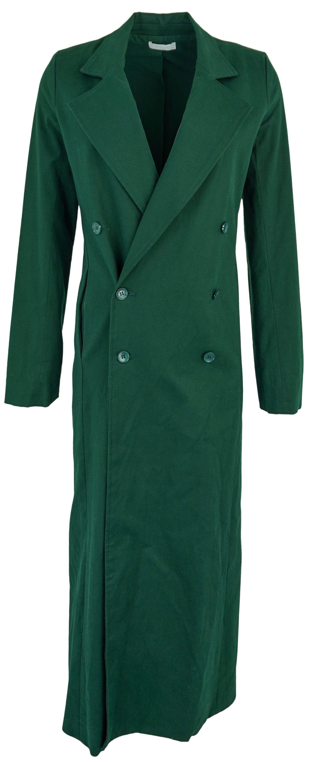 Sablyn Double Breasted Coat in Dark Green - Discounts on Sablyn at UAL