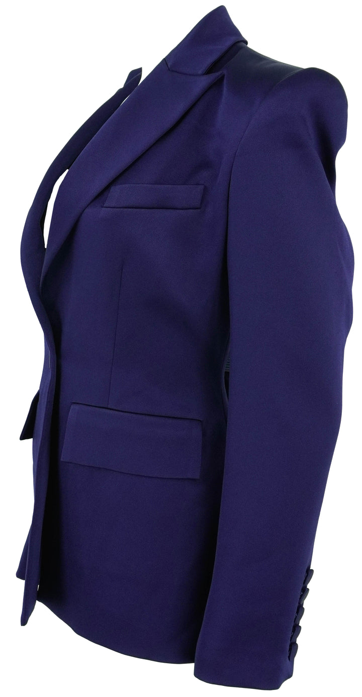 Alex Perry Single Breasted Blazer in Navy - Discounts on Alex Perry at UAL