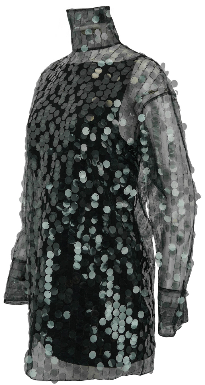 16Arlington Sequin Marta Mini Dress in Black