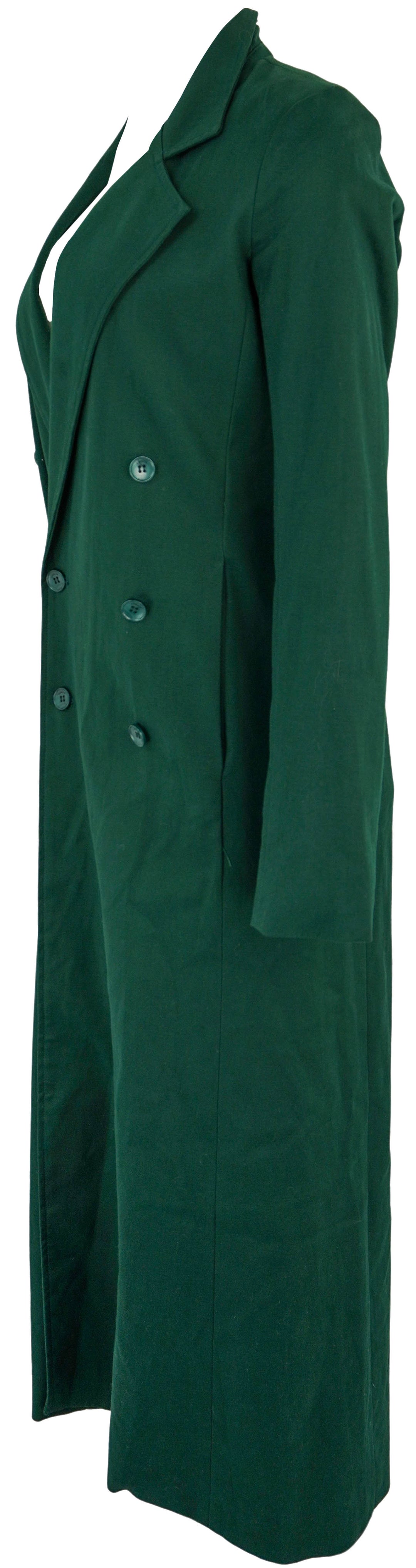 Sablyn Double Breasted Coat in Dark Green - Discounts on Sablyn at UAL