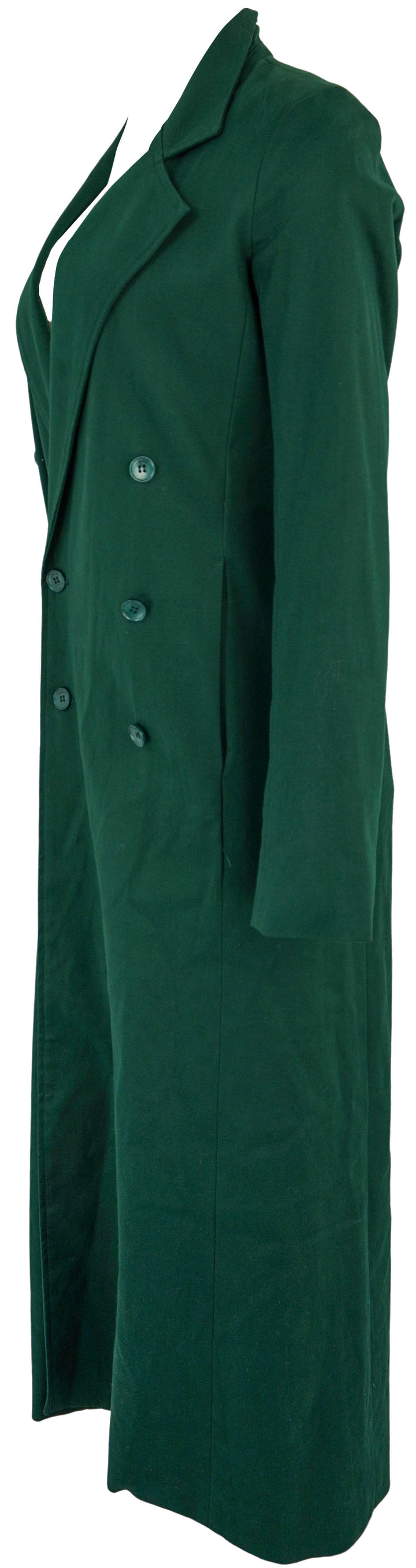 Sablyn Double Breasted Coat in Dark Green - Discounts on Sablyn at UAL
