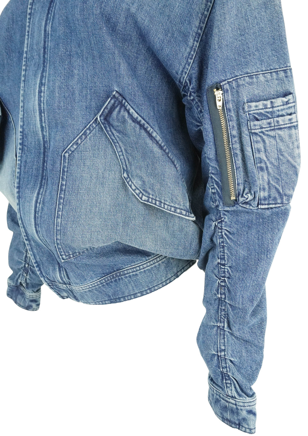 3x1 NYC Royal Bomber Jacket in Deep Blue - Discounts on 3x1 NYC at UAL