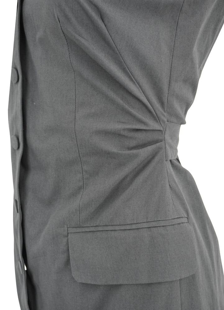 Dries Van Noten Dilby Dress in Grey