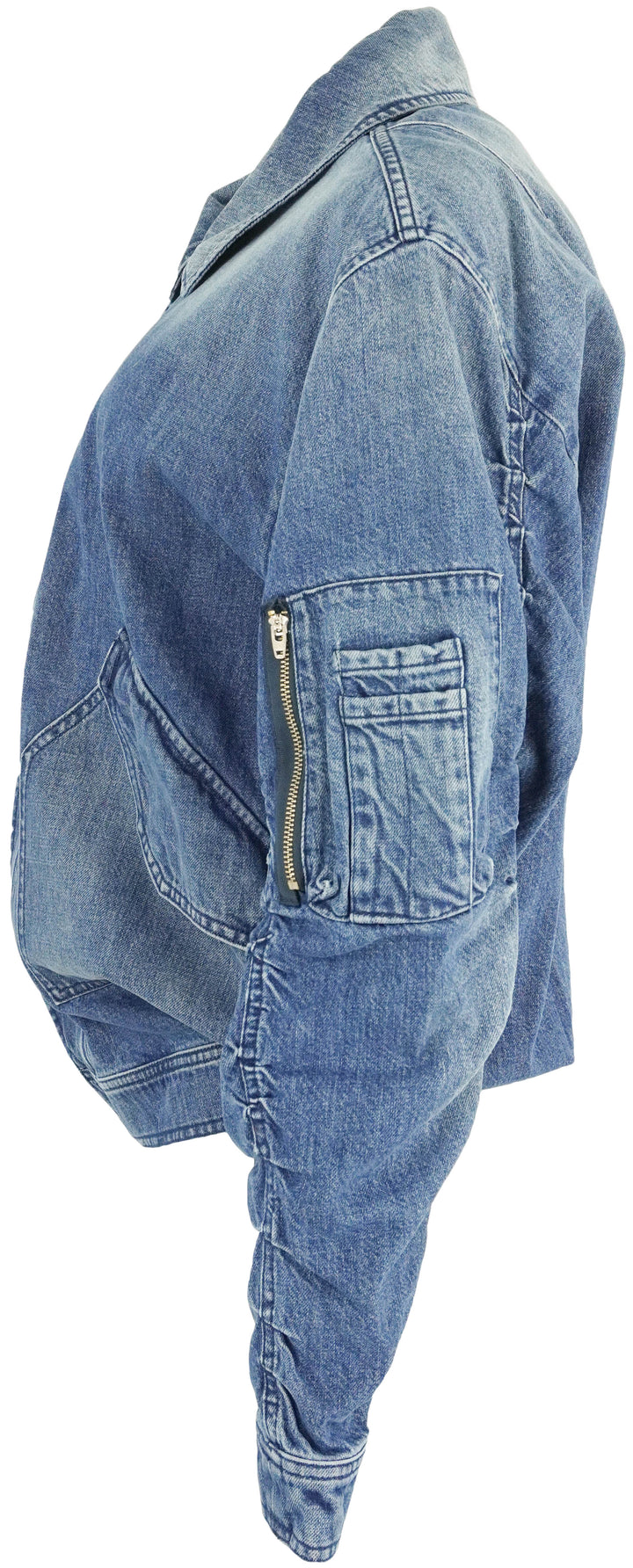 3x1 NYC Royal Bomber Jacket in Deep Blue - Discounts on 3x1 NYC at UAL