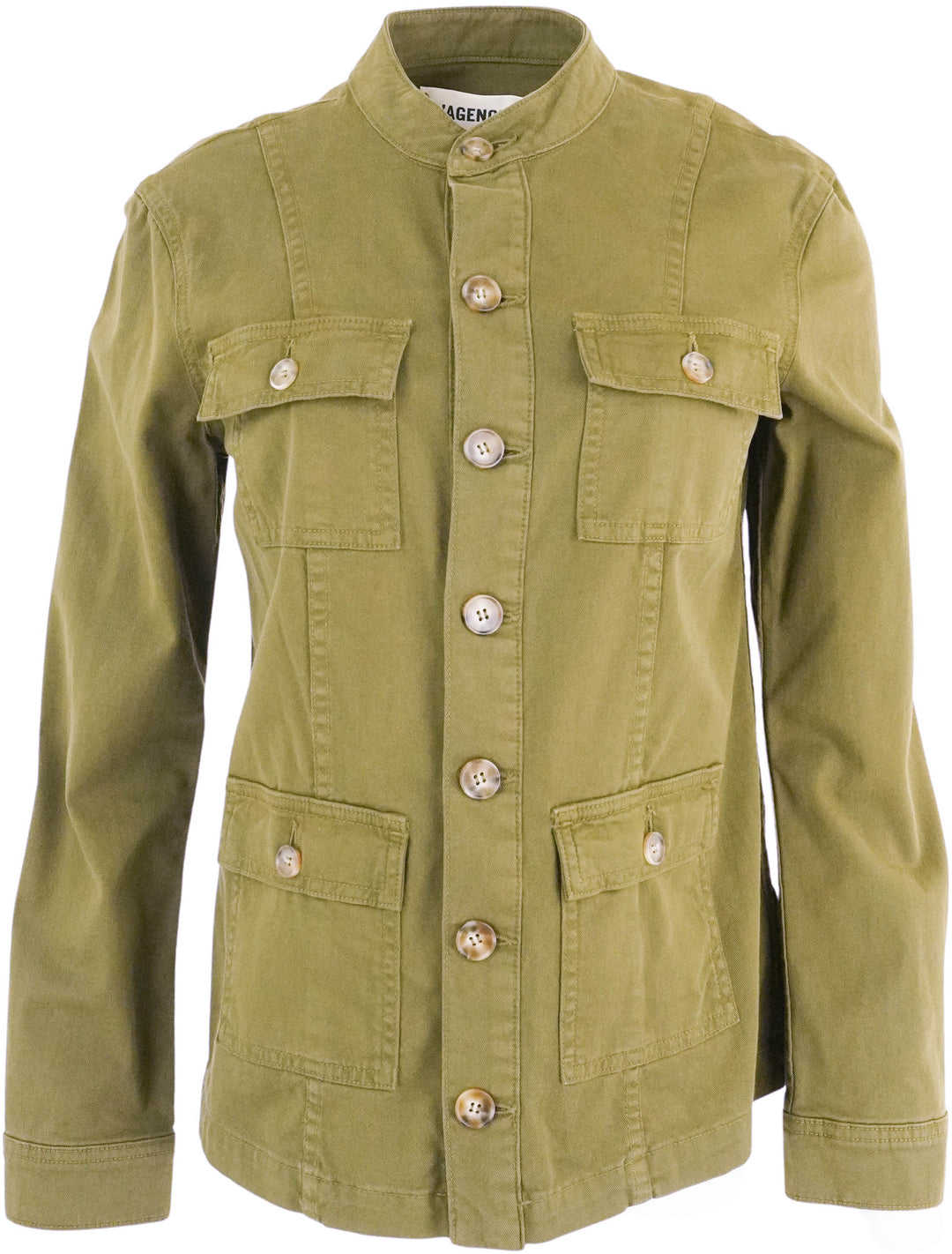 L'Agence Eudice Utility Jacket in British Khaki - Discounts on L'AGENCE at UAL
