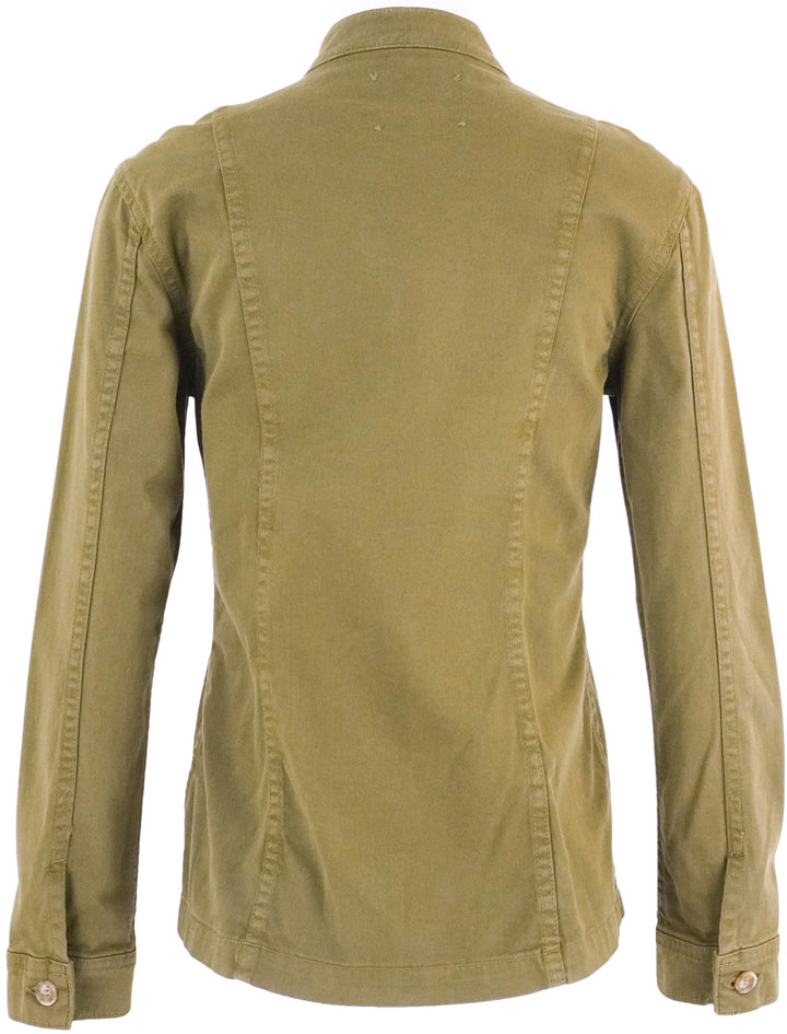 L'Agence Eudice Utility Jacket in British Khaki - Discounts on L'AGENCE at UAL