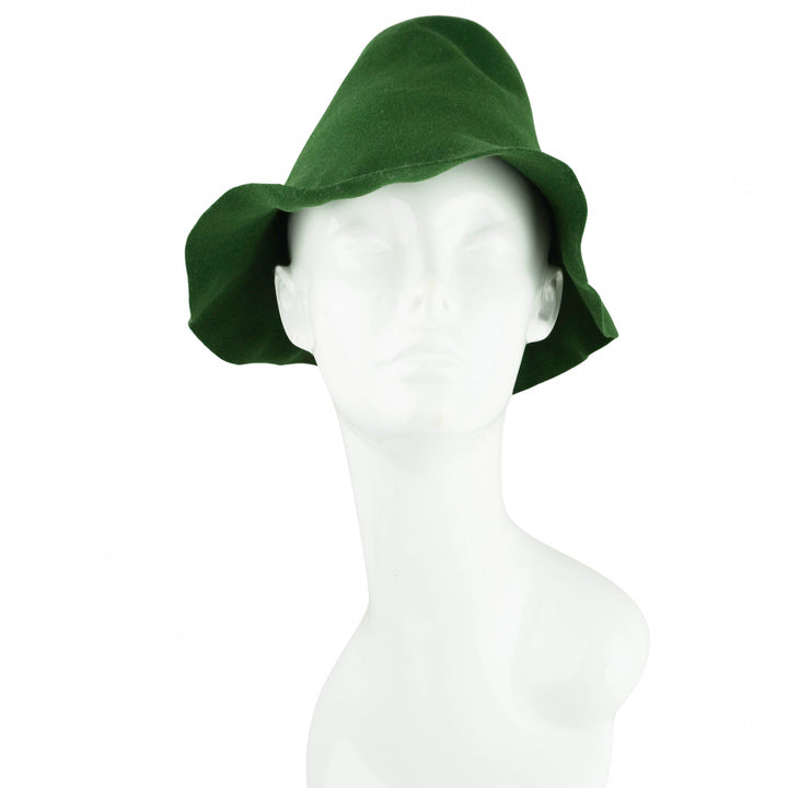 Reinhard Plank Wool Pointed Bucket Hat on Green - Discounts on Reinhard Plank at UAL