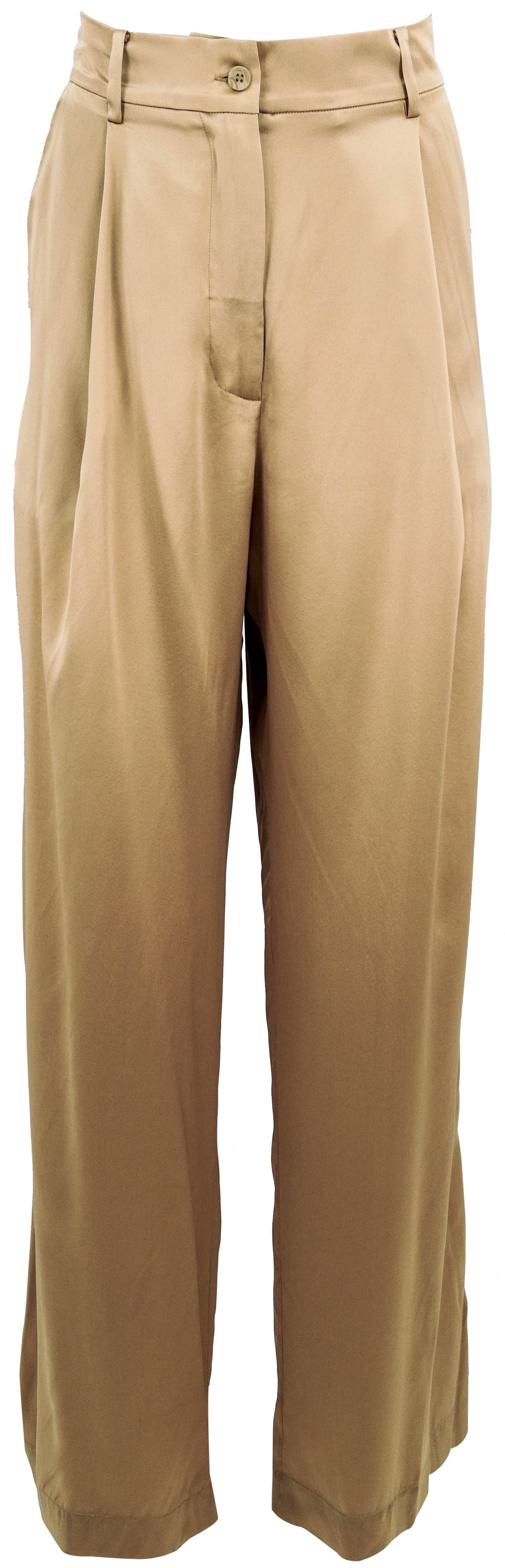 Sablyn Vera Silk Pants in Fawn - Discounts on Sablyn at UAL