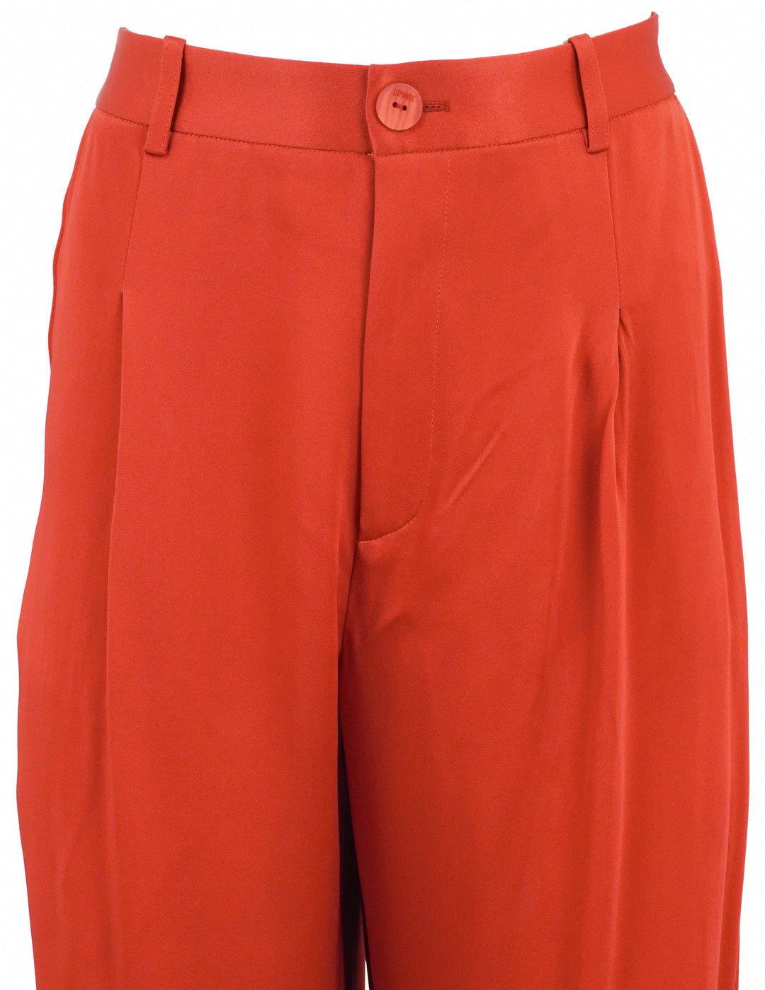 LaPointe Pleated Trousers in Carnelian - Discounts on LaPointe at UAL