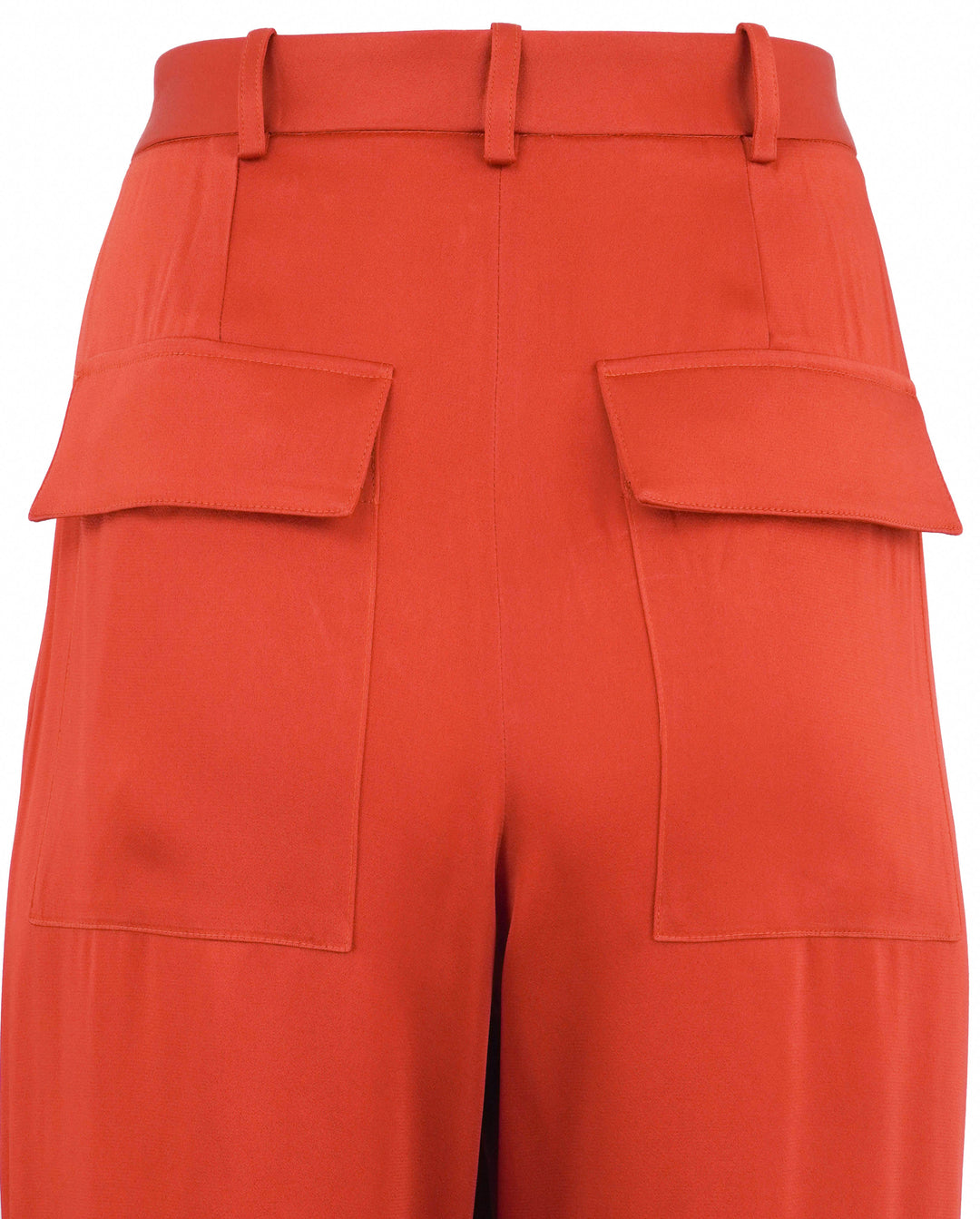 LaPointe Pleated Trousers in Carnelian - Discounts on LaPointe at UAL