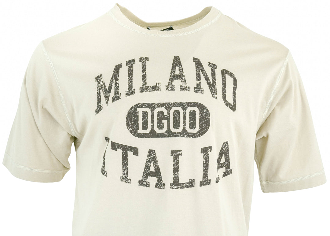 Dolce & Gabbana Graphic T-Shirt in Beige - Discounts on Dolce & Gabbana at UAL