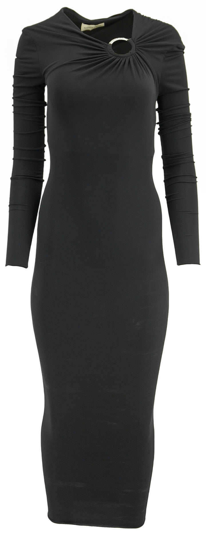 Alexandre Vauthier Long Sleeve Maxi Dress in Black