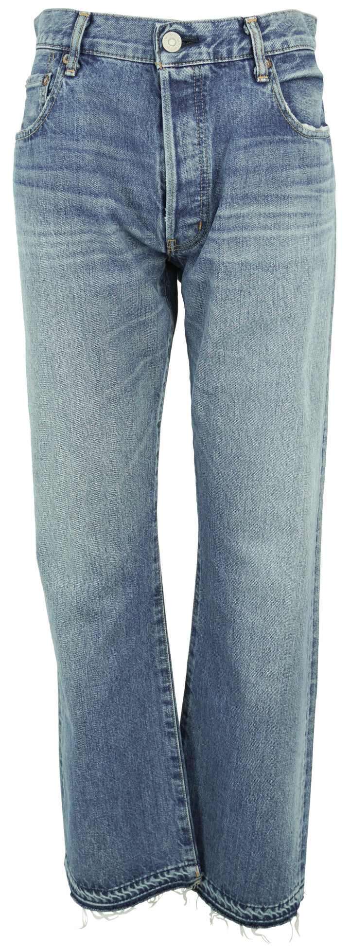 Moussy Vintage Sunnyland Straight Jeans in Blue - Discounts on Moussy Vintage at UAL